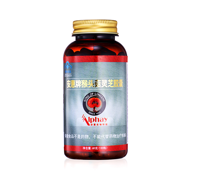 乐虎游戏牌猴头菇灵芝胶囊